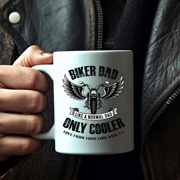 Aye Do Gifts Biker Dad Mug Gift | Dad Father's Day Gift