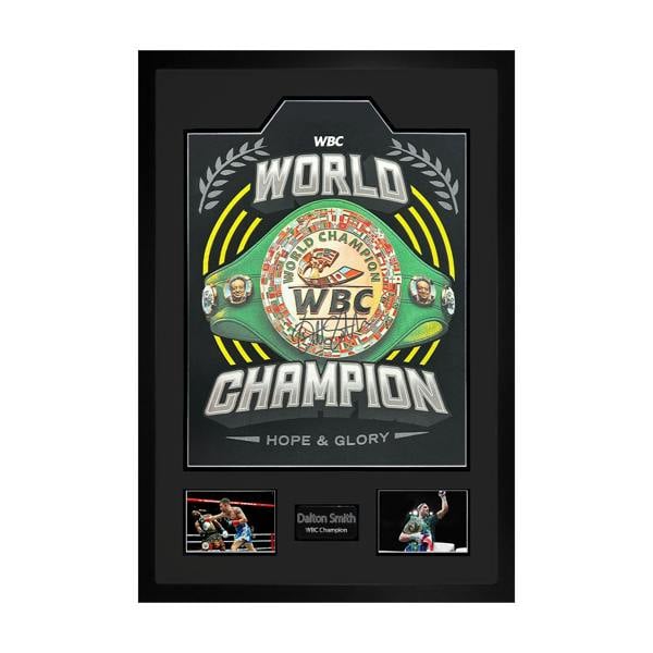 Dalton Smith Signed WBC Shirt Premium Frame