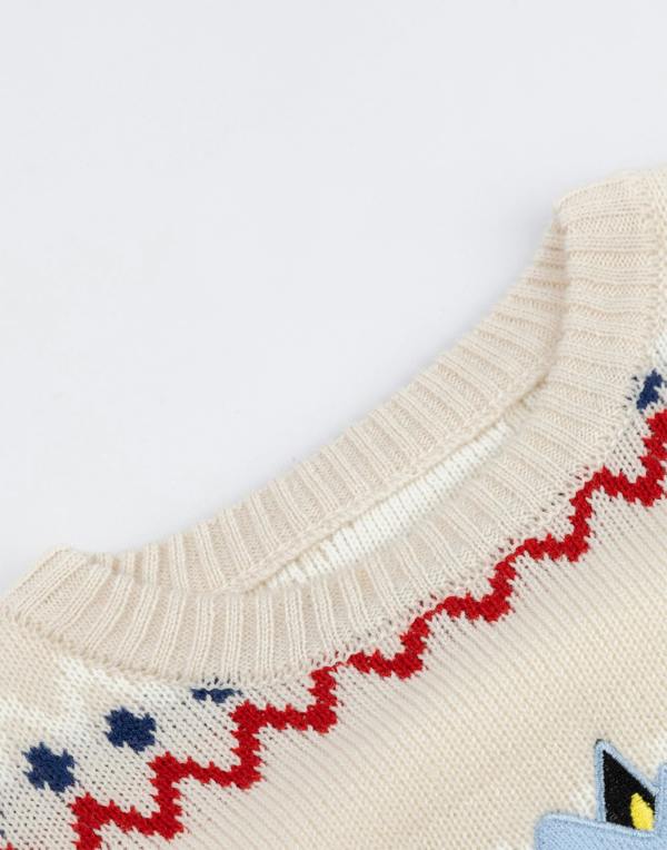 Bluey Unisex Beige Character Christmas Jumper