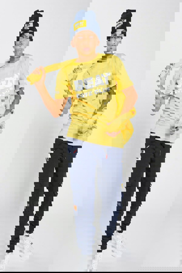 Beat Boyz Club Barcode T-Shirt - Yellow