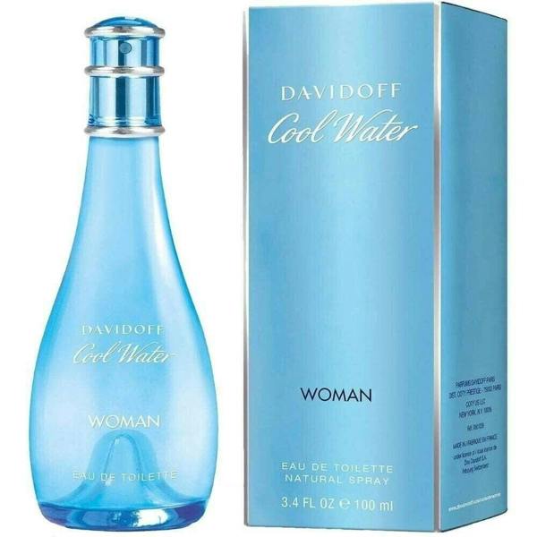 Davidoff Cool Water Woman 100ml Eau De Toilette EDT Spray For Her