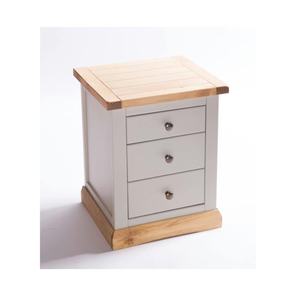 Cabinet Bits Bomporto 3 Drawer Bedside Table