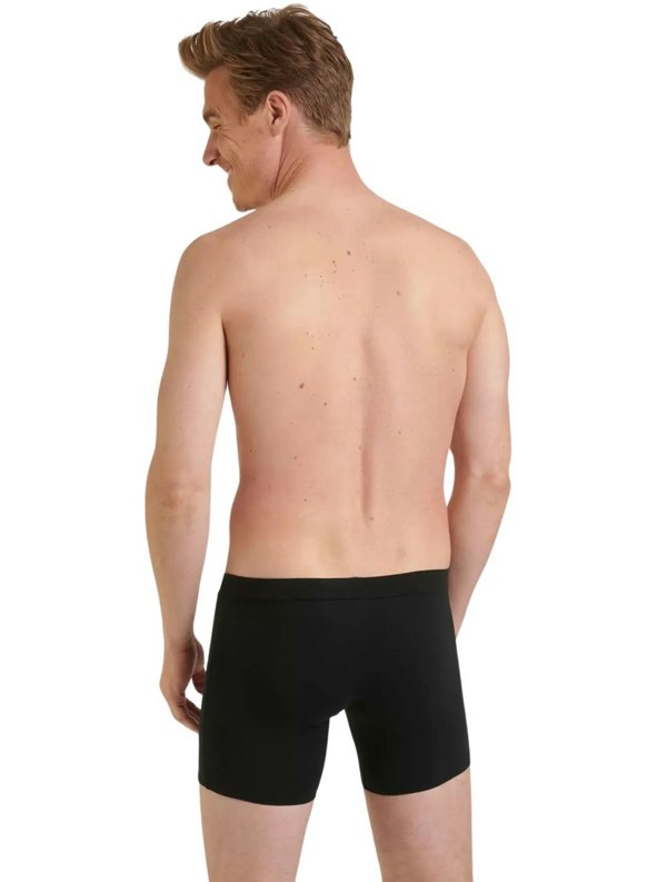 Sloggi Go Natural 2-Pack Short Boxer Trunks, Black