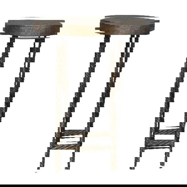 Artisan Furniture Metallic Rope Side Table