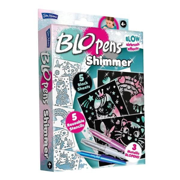 BLOPENS Shimmer – Metallic Airbrush Art Set for Kids