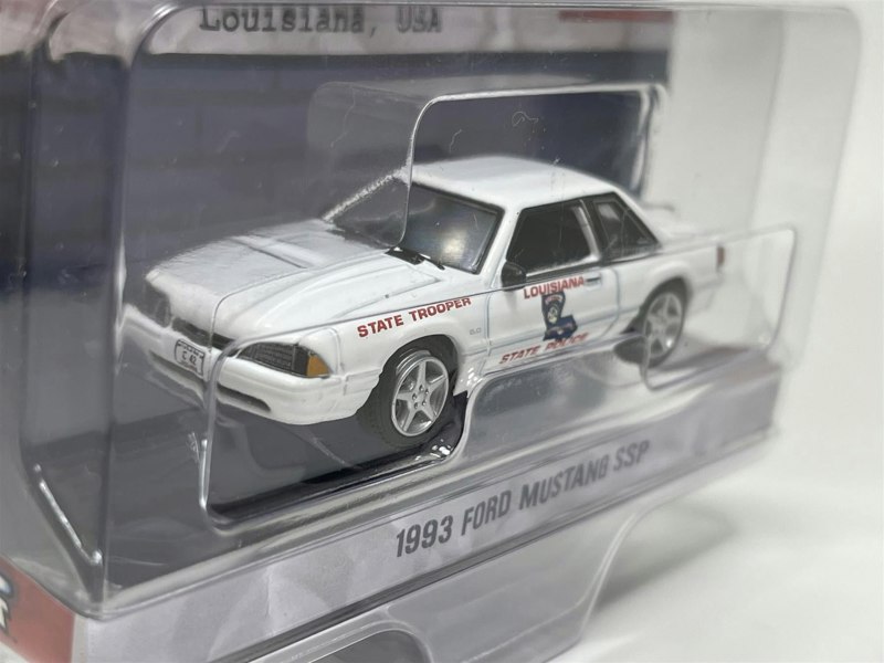 Greenlight 1993 Ford Mustang SSP Hot Pursuit 1:64 Scale 43030C