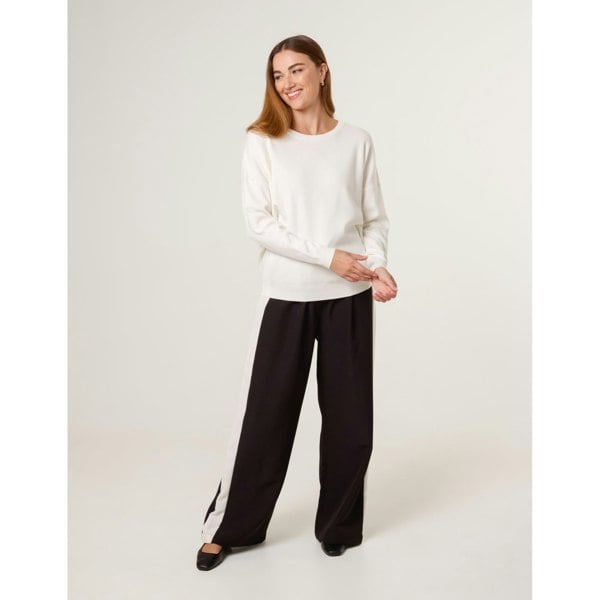 Blue Vanilla Plain Crew Neck Jumper