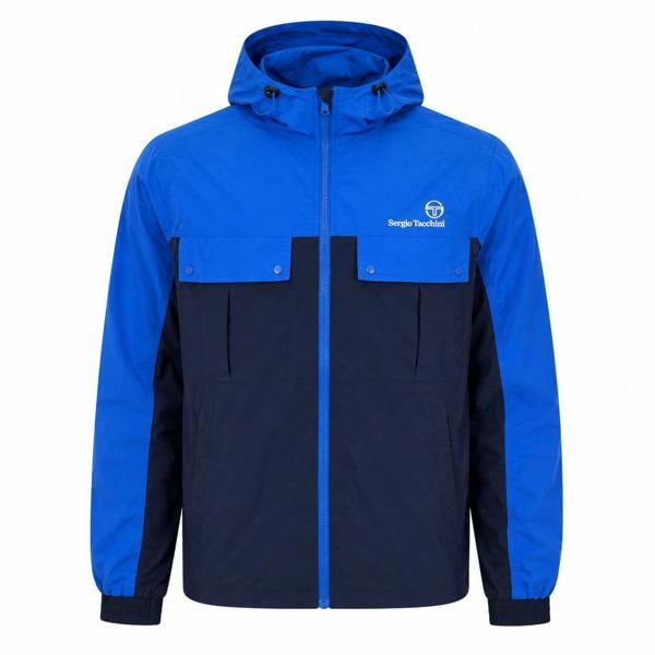 Sergio Tacchini Alba Hooded Jacket Princess Blue/Maritime Blue