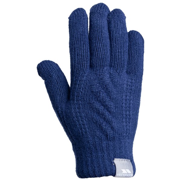 Trespass Childrens/Kids Kaybell Knitted Gloves - Blueprint