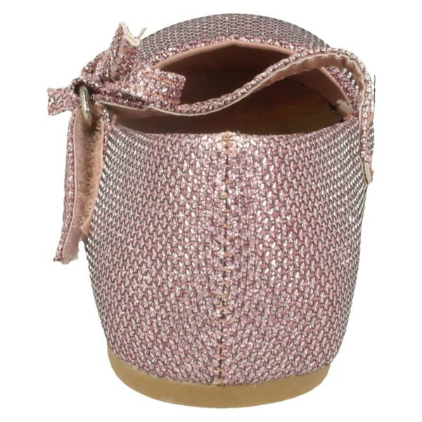 Spot On Girls Spot On Flat Shoe With Glitter Bow Decoration