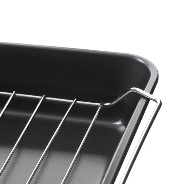 Essentials by Premier Pack of 6 Mari Set Of Three Roasting Trays With Wire Racks