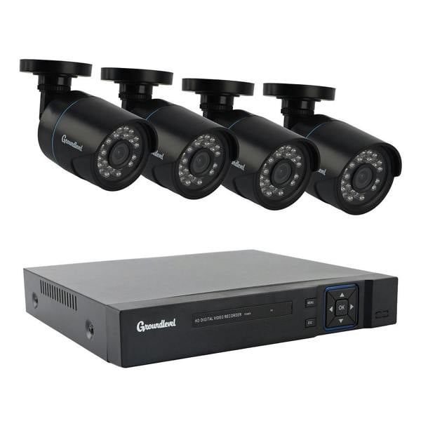 Groundlevel Advanced 4 Camera CCTV Security System