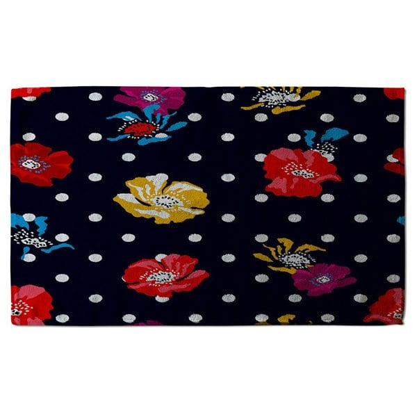 Benjamin Tate Design Flowers & Spots (Bath Towel)