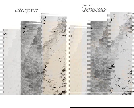 Mira Dining Table, Gold Base with wood dining table and chairs