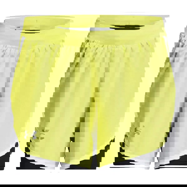 Under Armour Womens Fly By 2.0 2 in 1 Shorts - Yellow