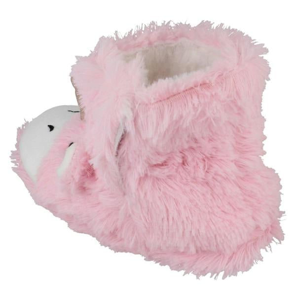 Spot On Childrens Pink Unicorn Bootee Slippers - X2111