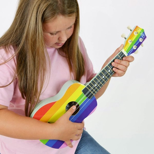 3rd Avenue Soprano Ukulele Ukuleles#Colour_Rainbow