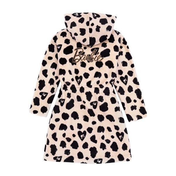 Barbie Girls Dressing Gown - Black/Brown