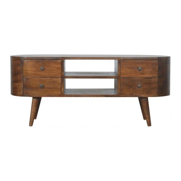 Artisan Furniture Chestnut Rounded Entertainment Unit