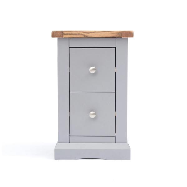 Rocca 2 Drawer Petite Bedside Table