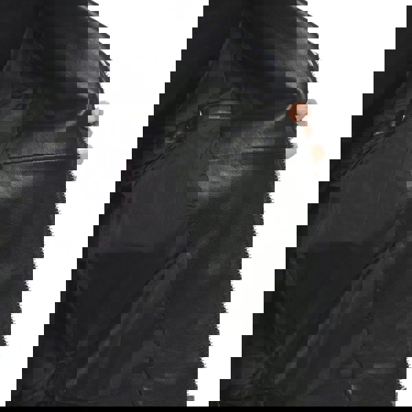 Diesel L-Garrett-R Black Leather Jacket