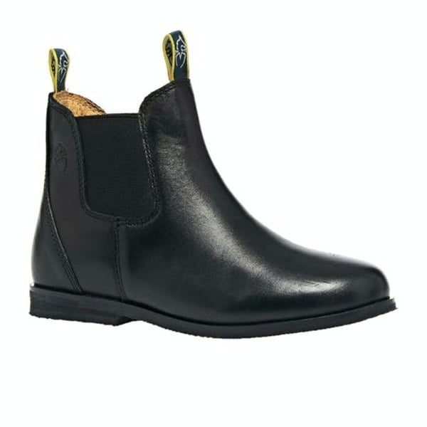 Moretta Childrens/Kids Fiora Leather Jodhpur Boots - Black