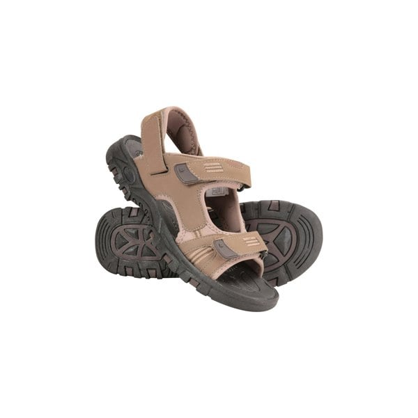 Mountain Warehouse Mens Z4 Synthetic Suede Sandals - Brown