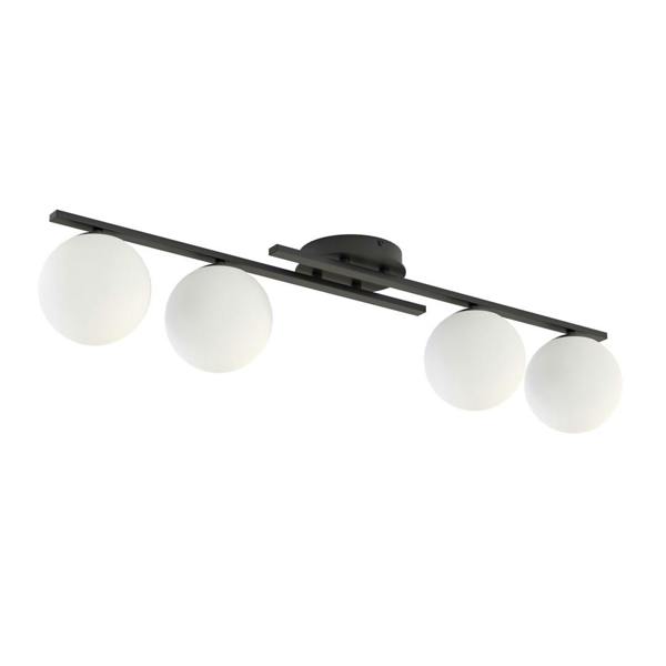 Emibig KAIRO Ceiling lamp 4 x E14 Black with White Shade