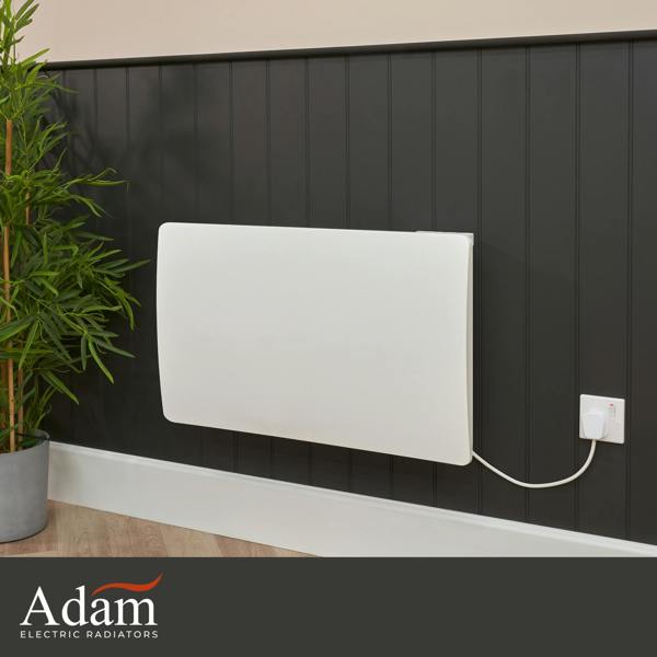 Adam Solis 2000W Ceramic Core Electric Radiator in White