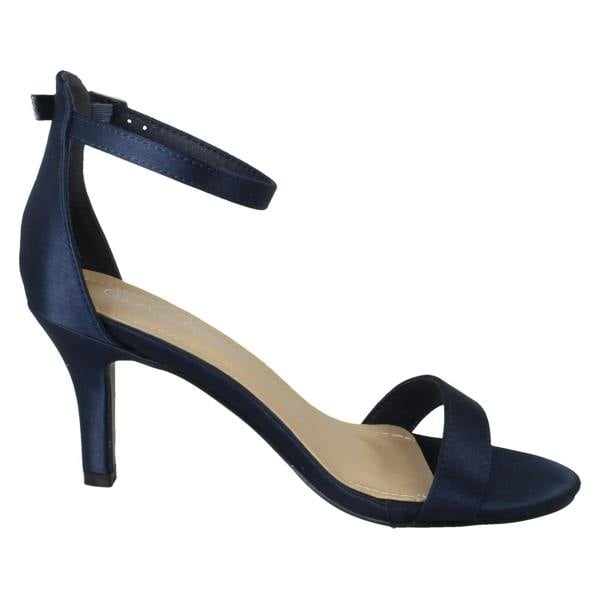 Spot On Ladies Spot On Wide Fit High Heeled Evening Sandals F12121