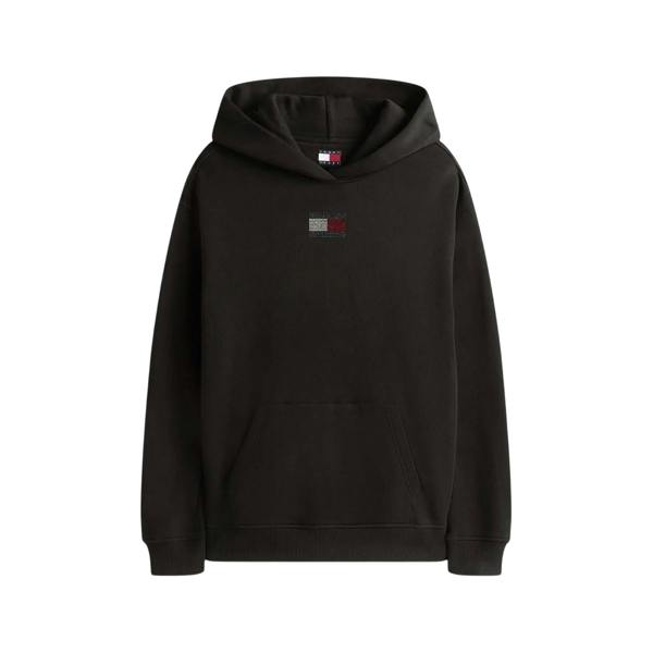 Tommy Jeans Womens/Ladies Cotton Regular Hoodie - Black - 