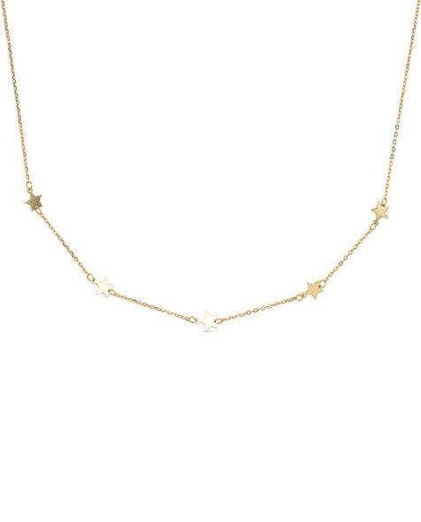 Dainty 18K Gold Star Choker - Necklaces - Elk & Bloom