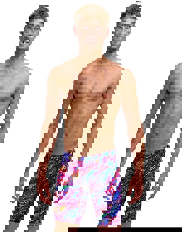 Funky Trunks Boys Big Bang Swim Training Jammer - Blue/Pink