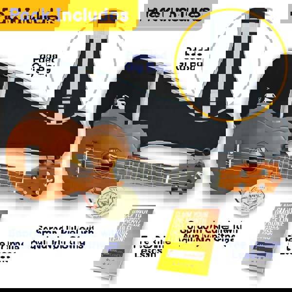 A-Star Soprano Ukulele With Bag Ukuleles#Colour_Natural