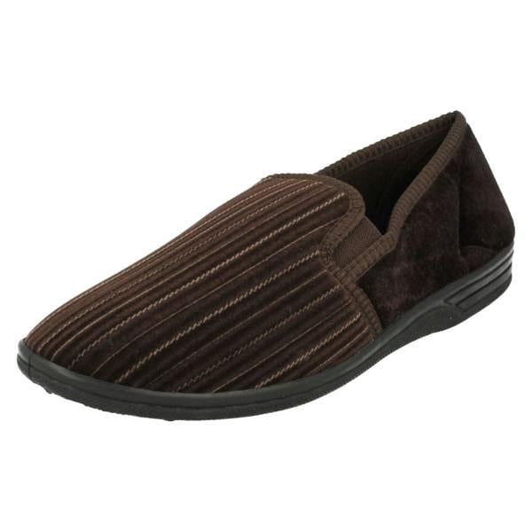 Four Seasons Mens Four Seasons Cord Slippers David