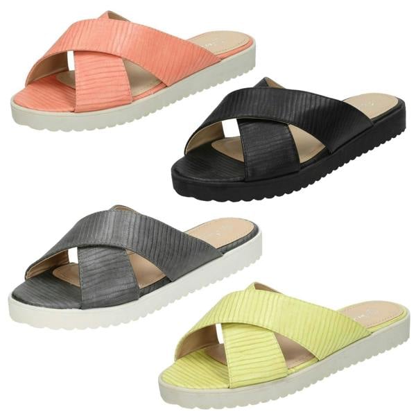 Savannah Ladies Savannah X Strap Mules
