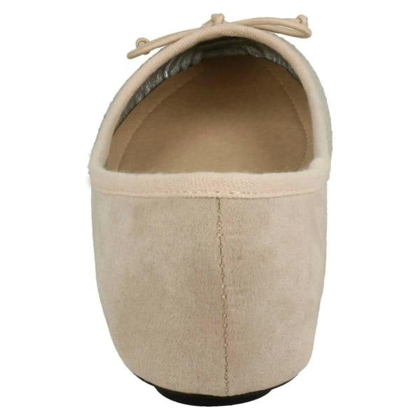 Spot On Ladies Spot On Jewel Design Ballerinas