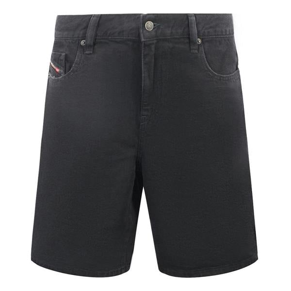Diesel Mens D-Strukt Denim Casual Shorts - Black - 