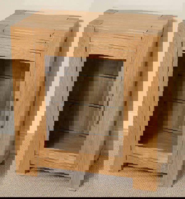 That's Furniture Kuba Solid Oak Media Unit with Storage