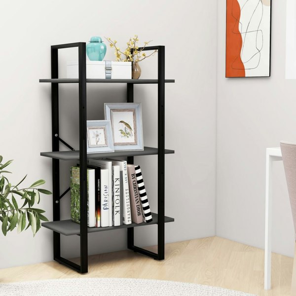 Berkfield Storage Shelf Grey 60x30x105 cm Engineered Wood