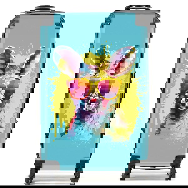 Warren Reed Splashart Wallaby In Glasses Suitcase
