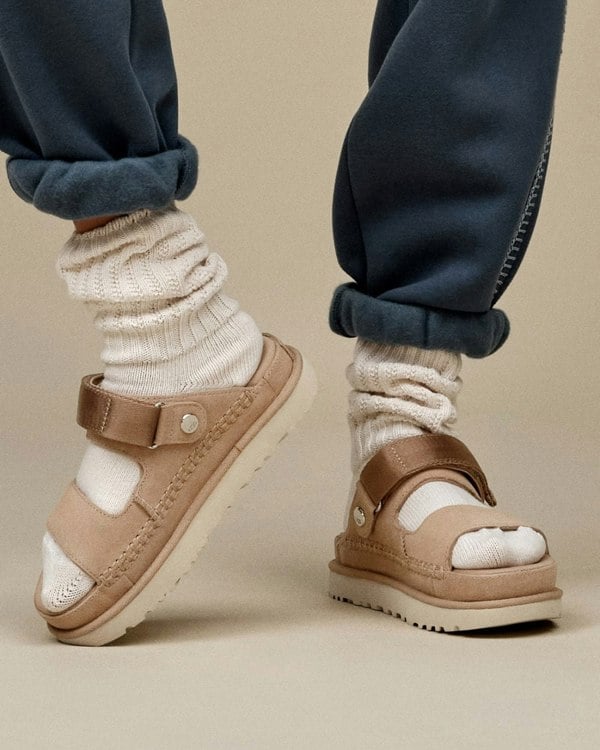 UGG Goldenstar Glide Womens Sandal - Sand