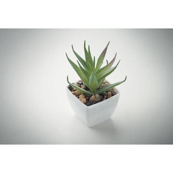 MidOcean Artiloe Mini Artificial Plant - White - 