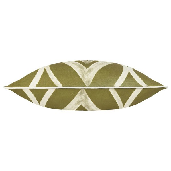 Wylder Cape Ikat Reversible Cushion Cover - Moss