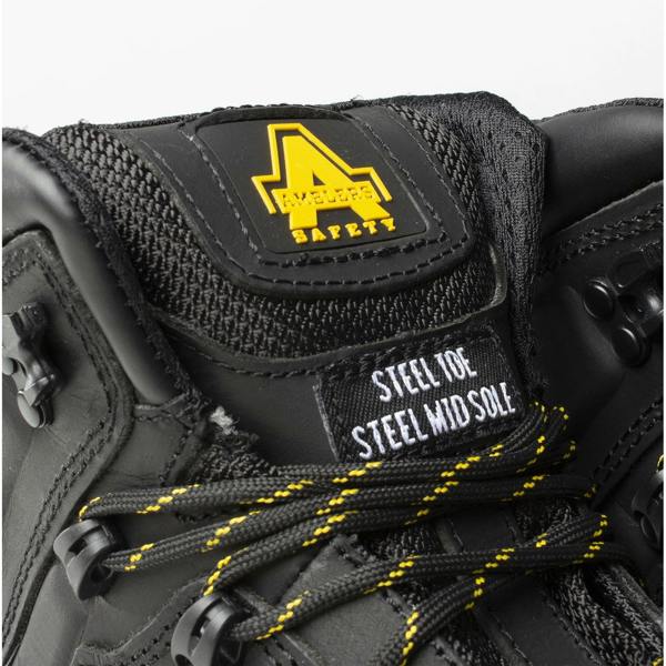 Amblers Safety FS32 Leather Safety Boots  in Black