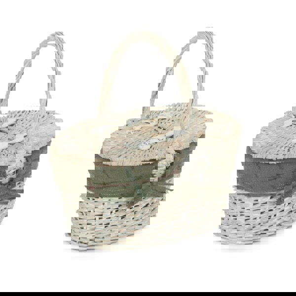 Wicker Picnic Baket with Lining