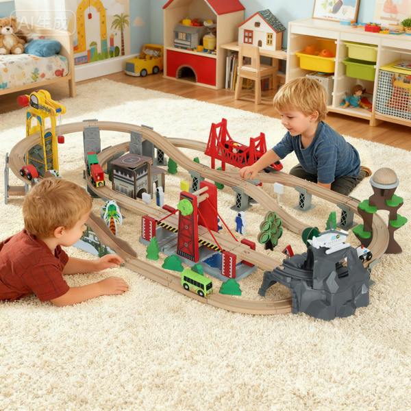 Toy Train Set