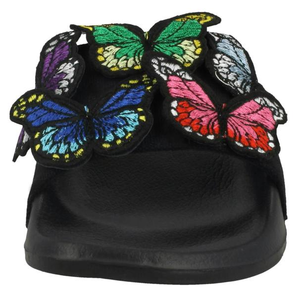 Spot On Ladies Spot On Butterfly Mules