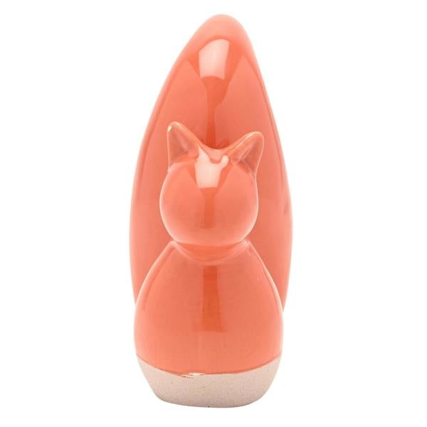 Country Living Orange Ceramic Squirrel