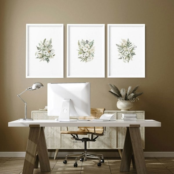 Wall Decorations For Office | Set of 3 wall art prints